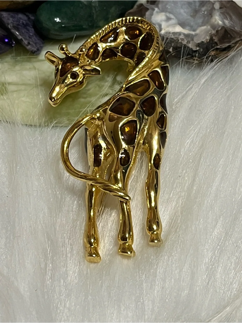 Giraffe Brooch
